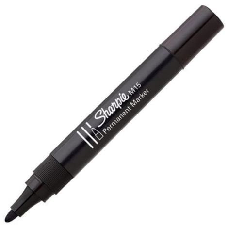 Marker permanentny Sharpie Gruby M15 okrągły, Czarny